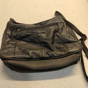 Black crossbody bag